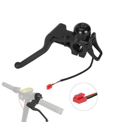 Original Bremshebel mit Klingel für XIAOMI Electric Scooter 4 Lite (2nd Gen), 5 Plus