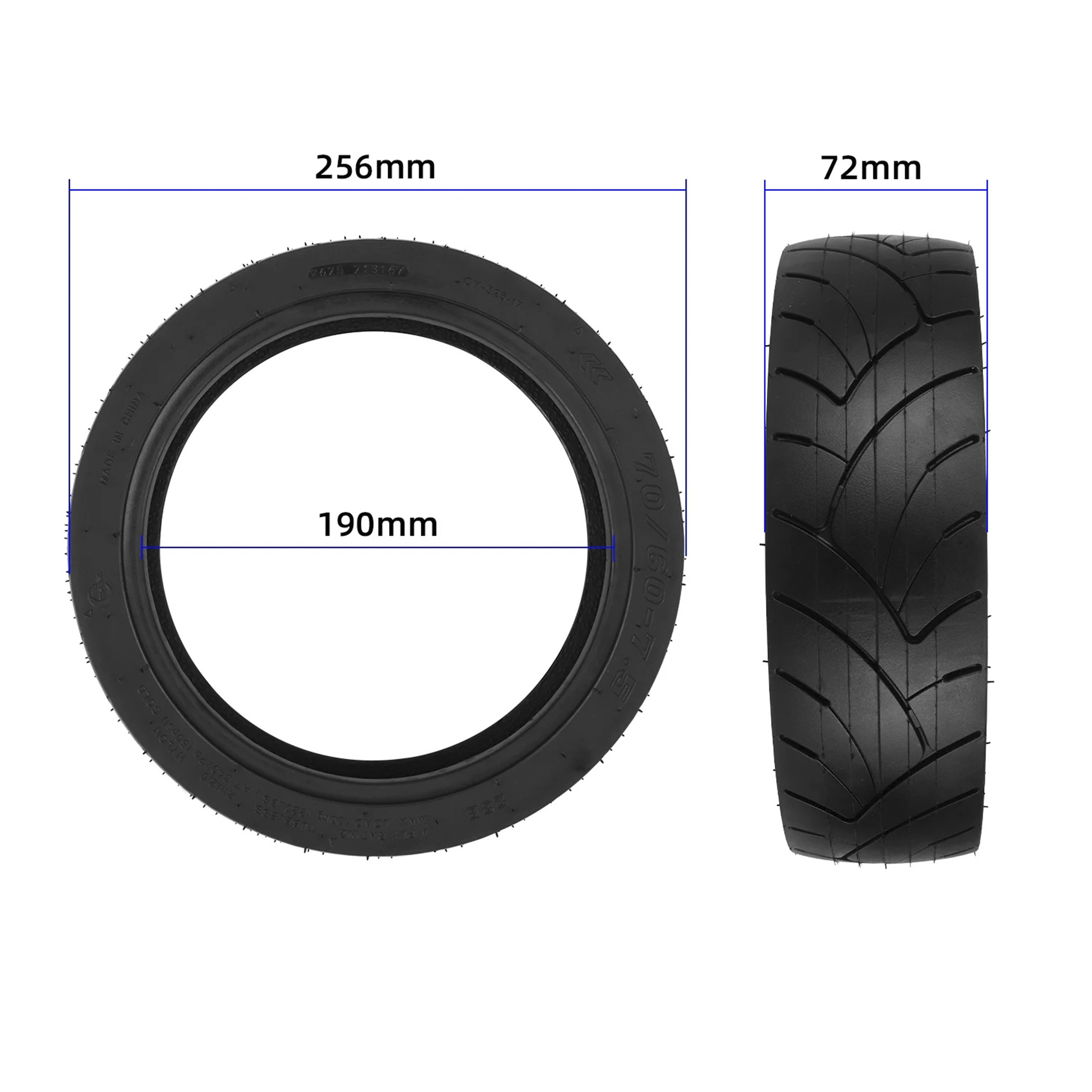 Ninebot Max G3, ZT3 Pro Original Reifen 70/60-7,5 schlauchlos mit Pannenschutz-1