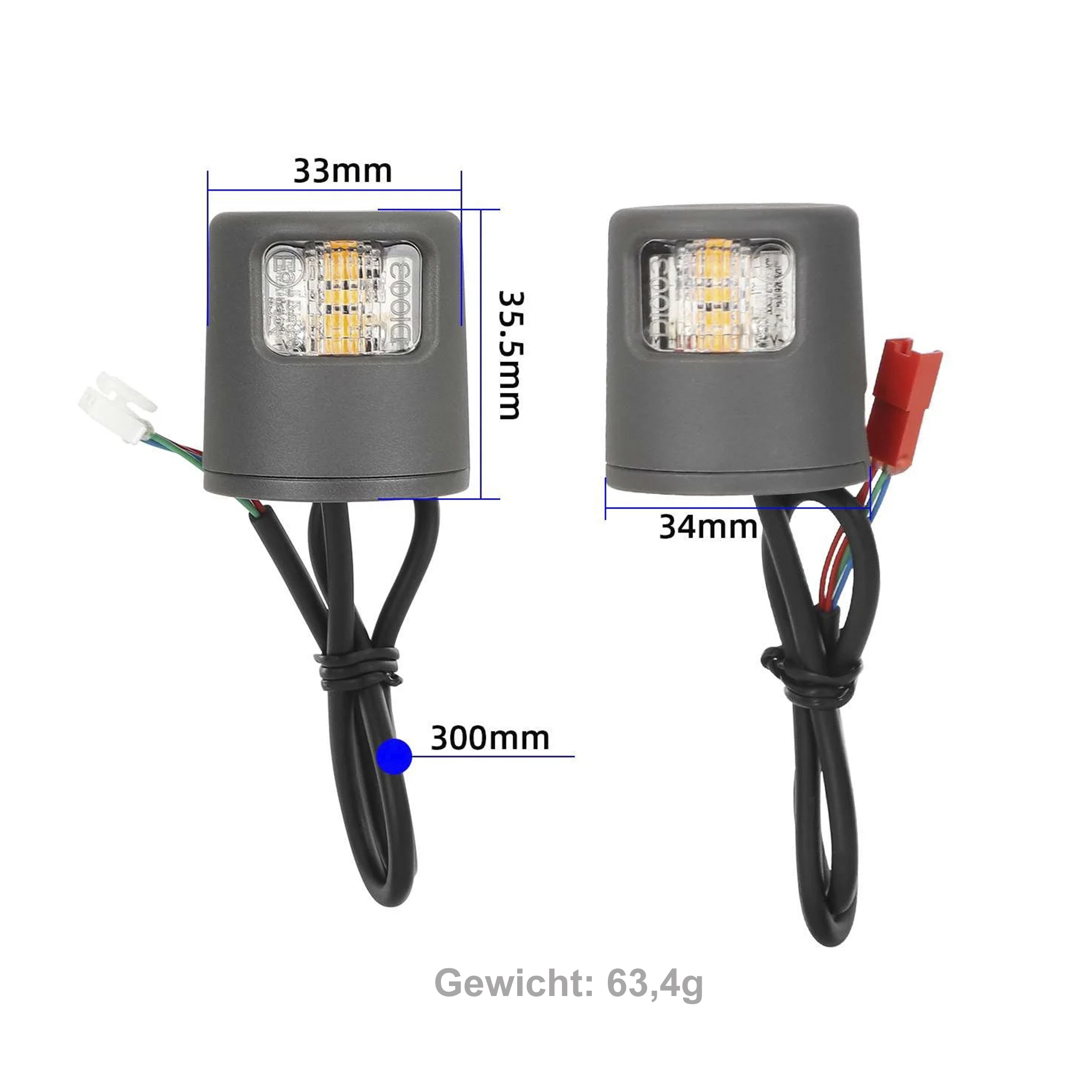 Original Blinker Links/Rechts für XIAOMI Electric Scooter 4 Lite (2nd Gen)-2