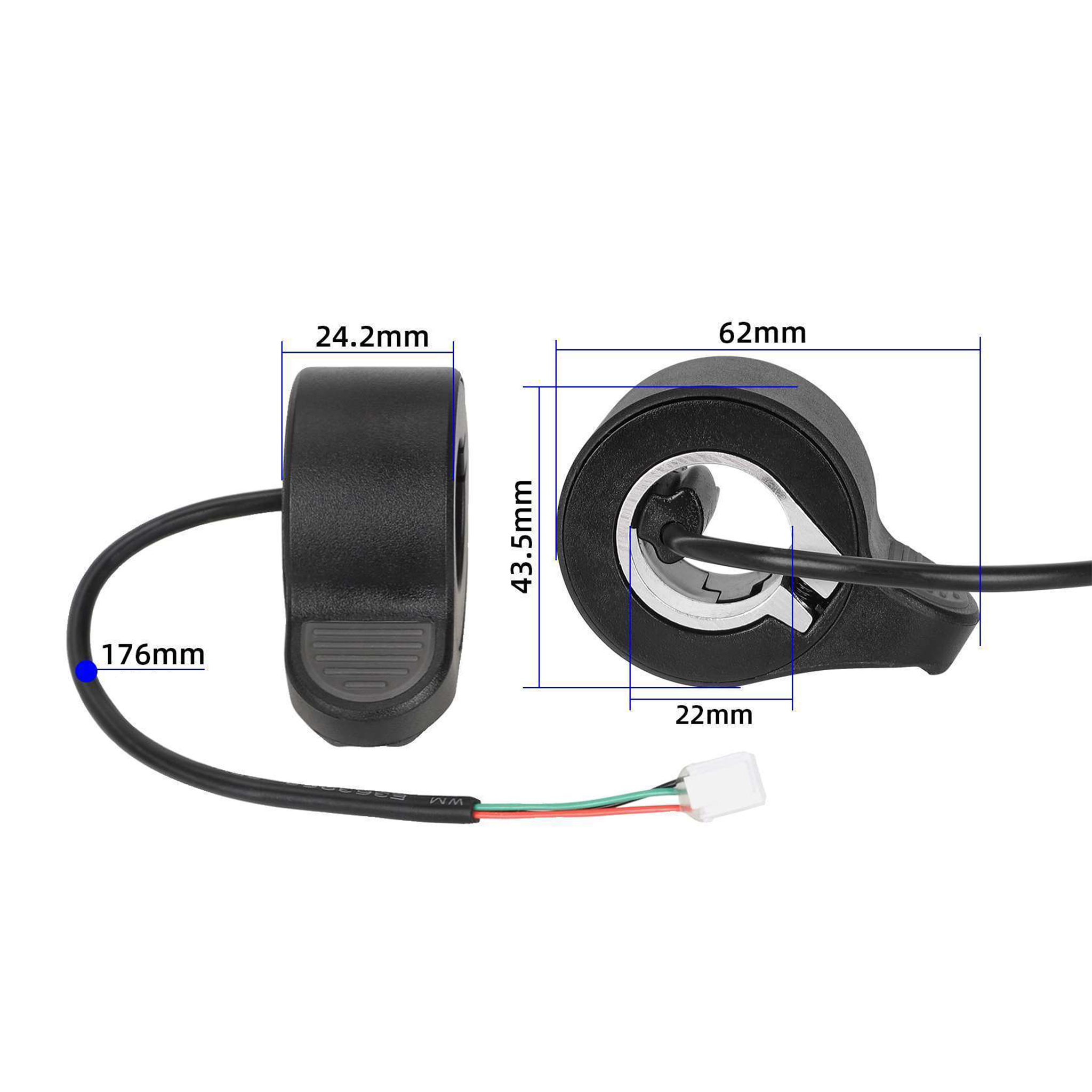 Original Gashebel Beschleunigungshebel für XIAOMI Electric Scooter 4 Lite (2nd Gen)-4