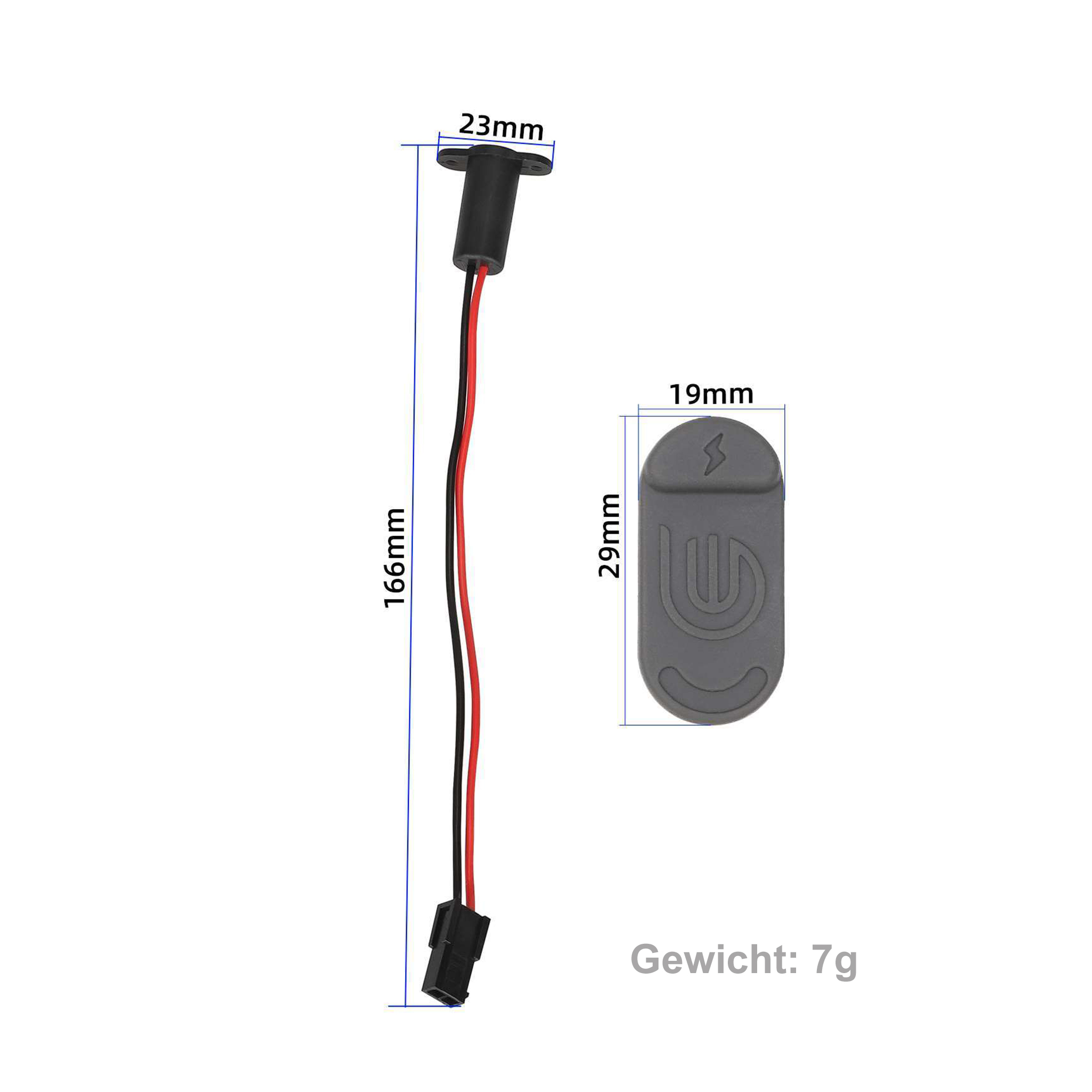 Original Ladeanschluss für XIAOMI Electric Scooter 4 Lite (2nd Gen)-2