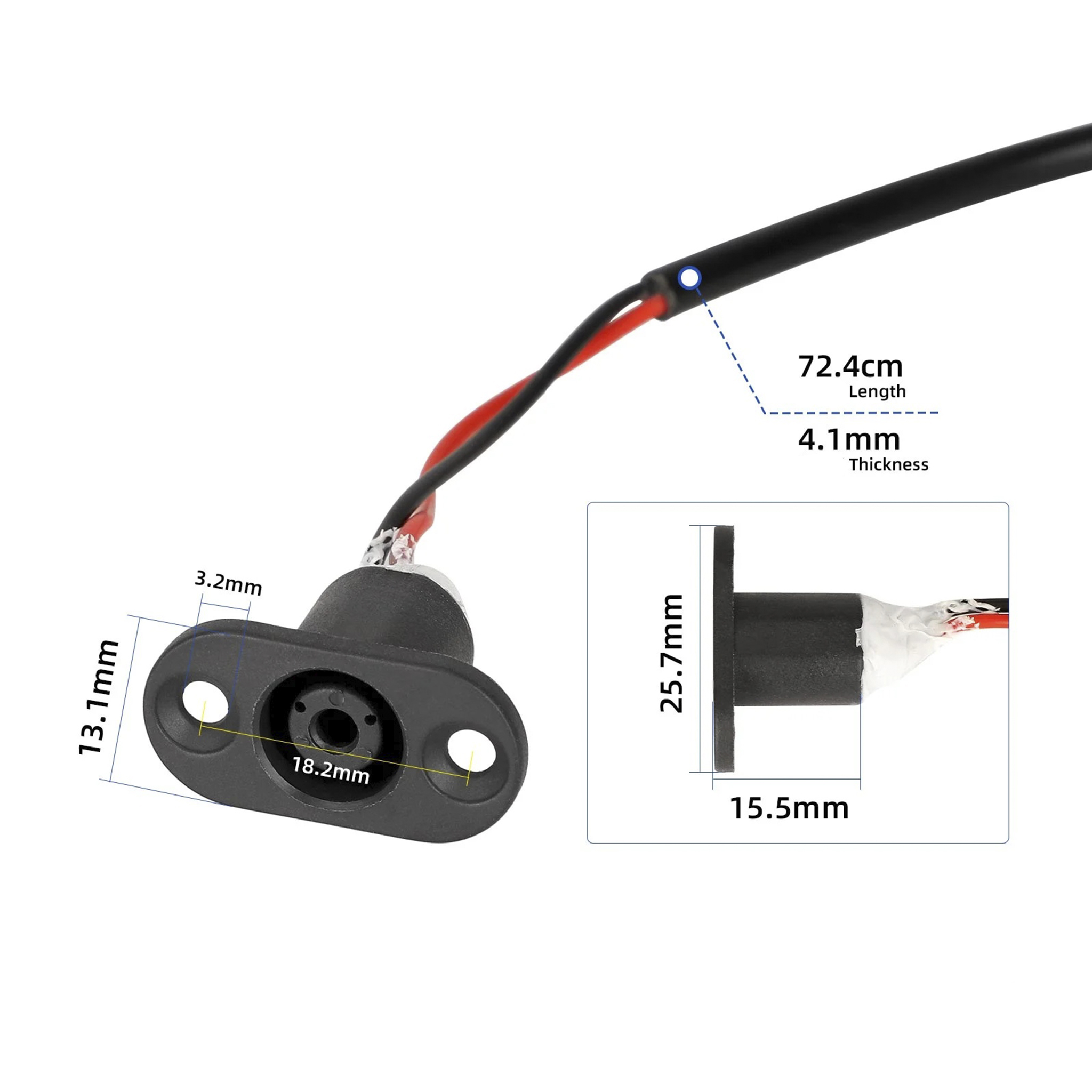 Original Ladebuchse Ladeport XIAOMI Electric Scooter 4 Pro 2nd Gen-3