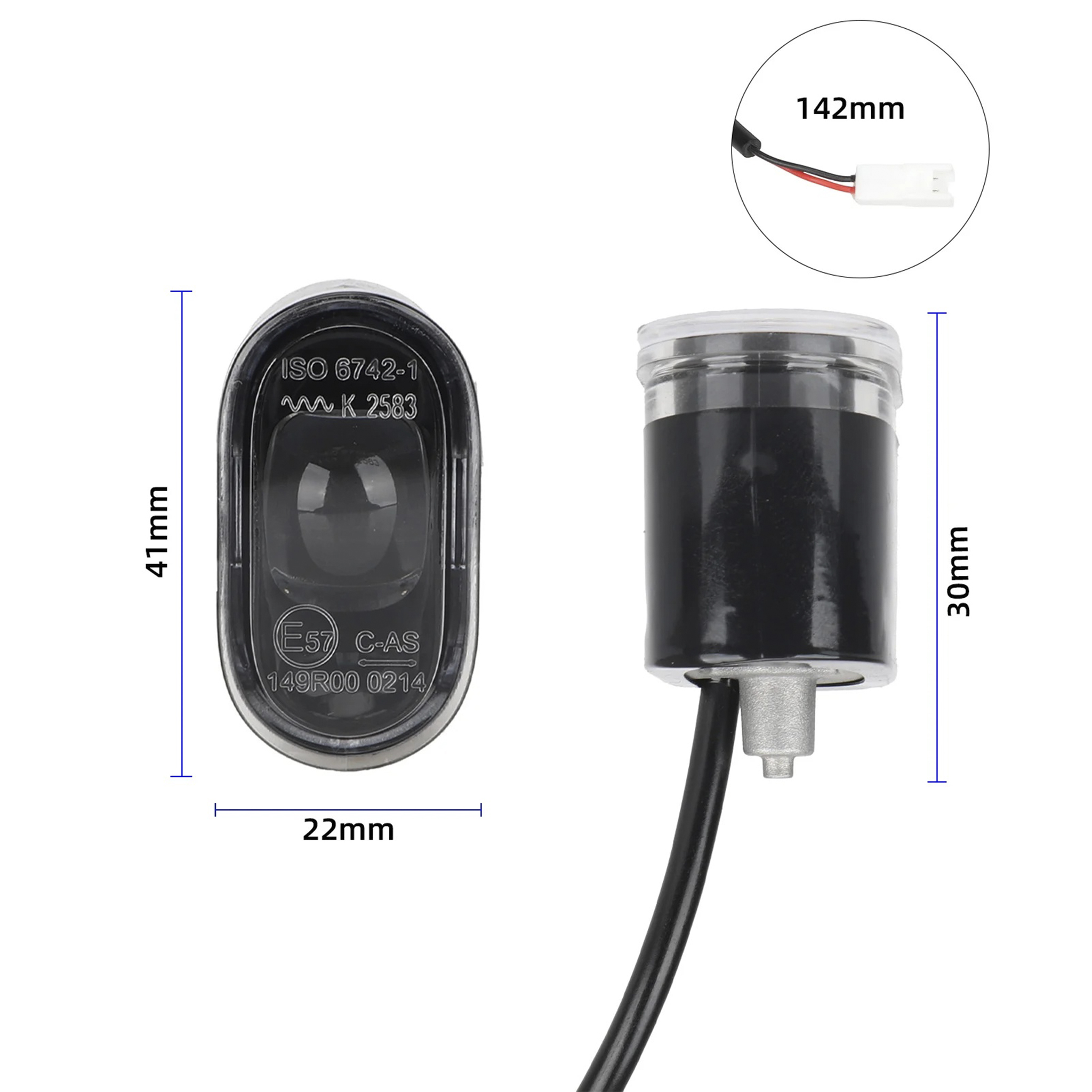 Original LED Scheinwerfer XIAOMI Electric Scooter 5 Plus-4