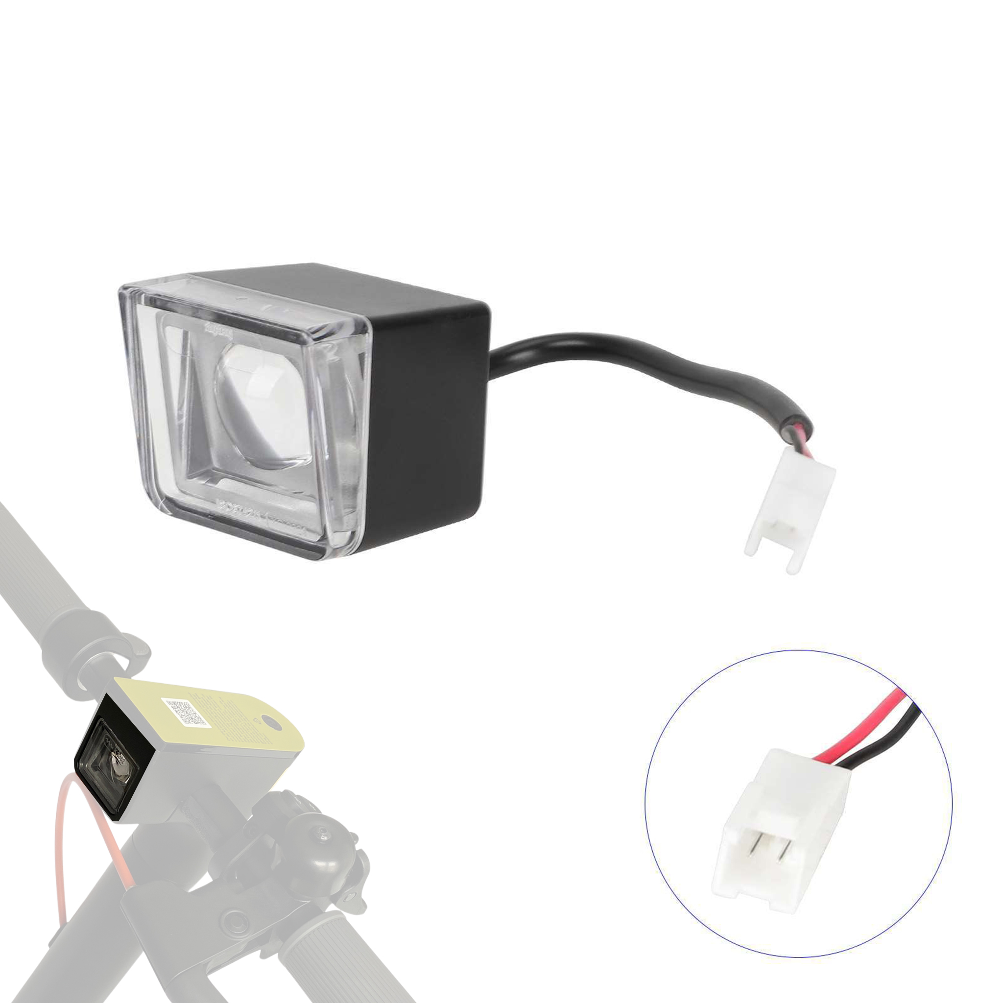 Original Vorderlicht Scheinwerfer Lampe XIAOMI Electric Scooter 4 Lite (2nd Gen)