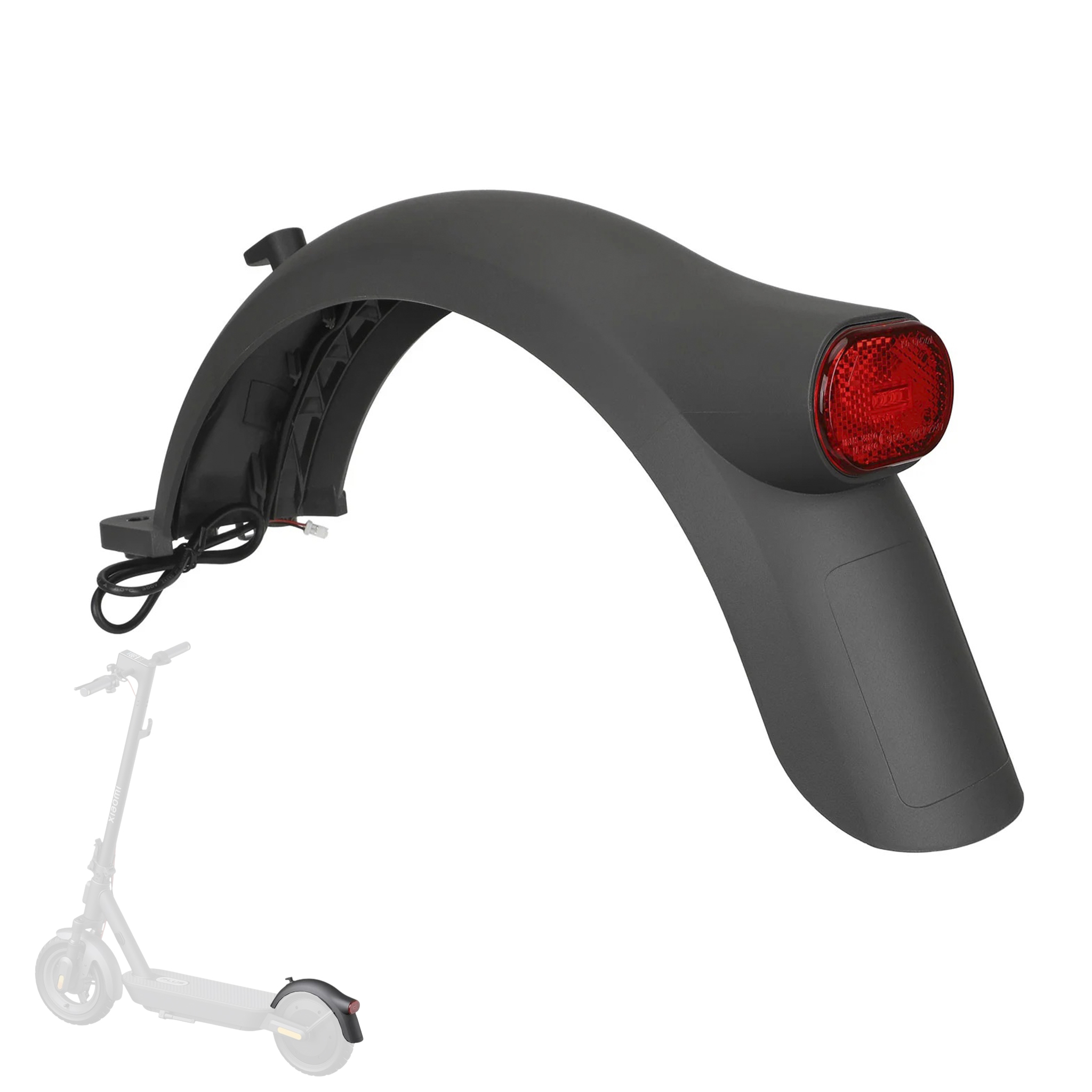 Original Schutzblech hinten inkl. Rücklicht XIAOMI Electric Scooter 5 Plus
